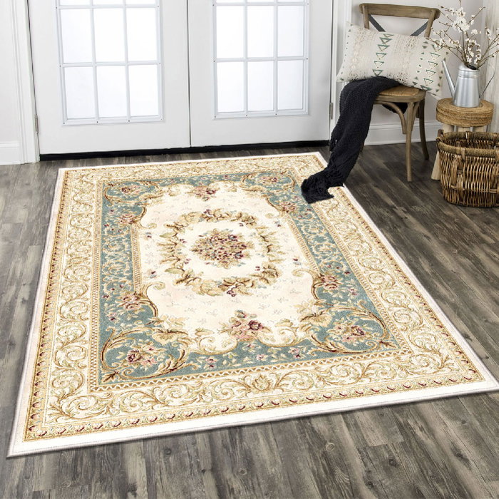 Conceptum Els1832 Alfombra de Recibidor Turquesa 80 x 300 cm